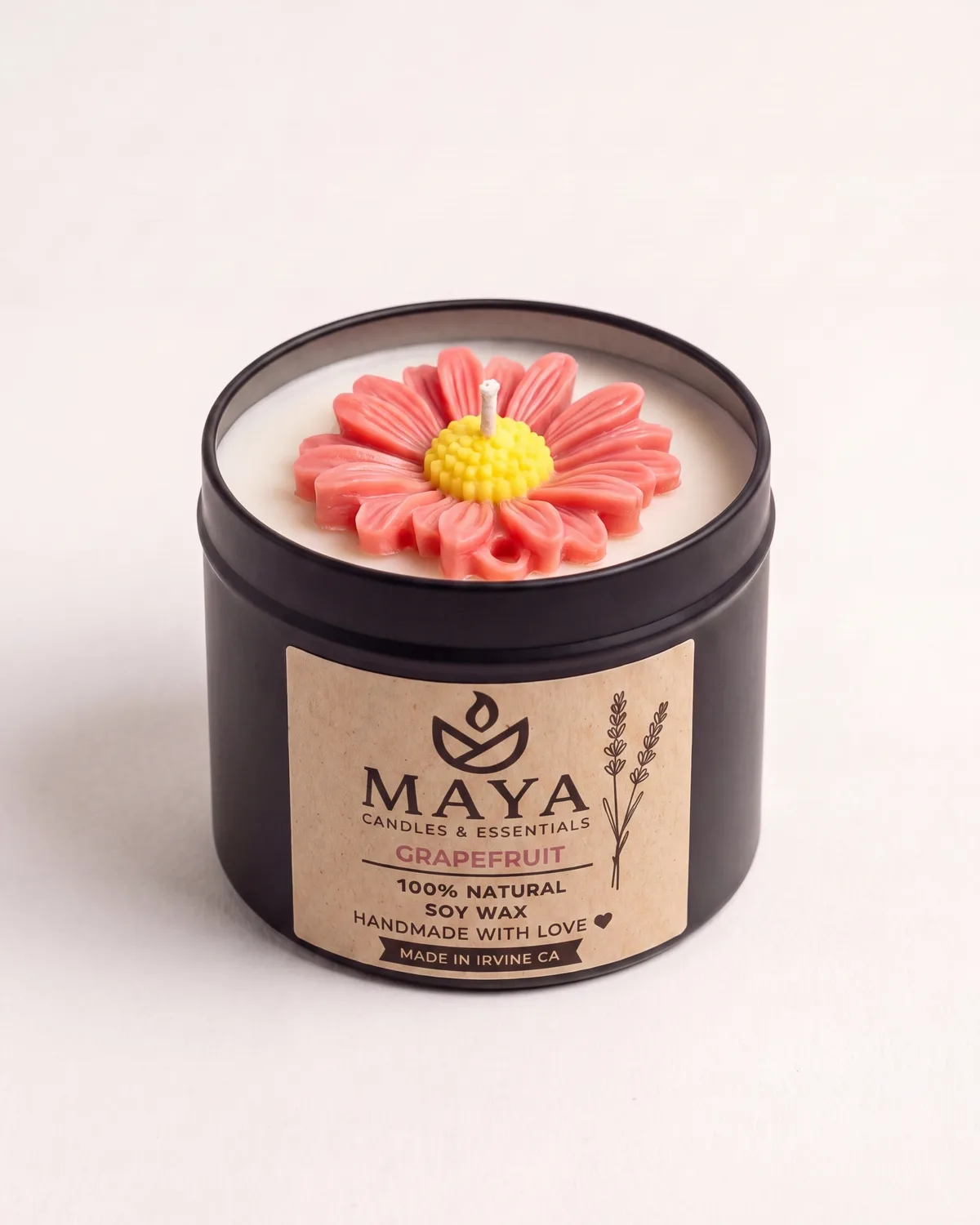 Maya Grapefruit soy candle