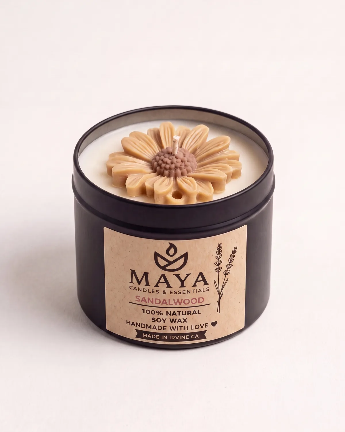 Maya Sandalwood soy candle
